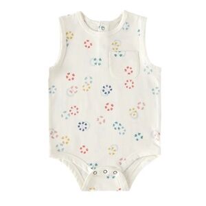 Pehr Tank One Piece in Splash 6-12 months
